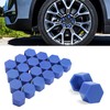 TOMALL 20pcs 19mm Silicone Wheel Lug Nut Covers Hub Screw