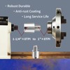 DEEFIINE Woodworking Lathe Headstock Spindle Adapter Convert 1-1/4''X8TPI to 1''X8TPI