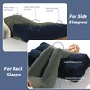 HOMBYS Shredded Memory Foam Knee Pillow for Side Sleepers, 6.5"