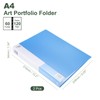 M&G 60-Pocket Binder with PP Plastic Sleeves A4(Blue), 2 Pack