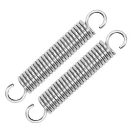 GUNGY Tension Springs with Hooks Stainless Steel Tension Spring Tension Spring 100 mm Outer Diameter 18 mm Wire Diameter 2.9 mm Maximum Tensile Force 24 kg 2.9 x 18 x 100 mm Pack