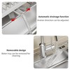 CAPASTEC Sink Organiser, Kitchen Organiser with Self-Draining Drip Tray for
