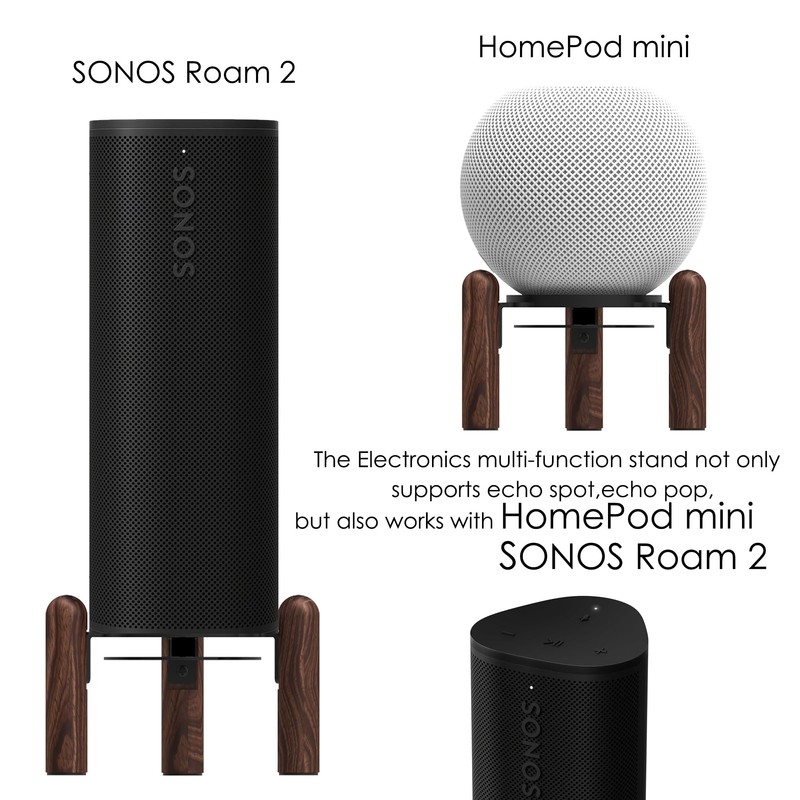 H Huaberich Desktop Holder Mount Stand Compatible for Echo Dot