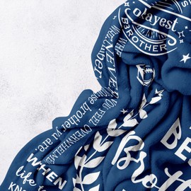 Henazin Gifts for Brother, Brother Gifts, Birthday Gifts for Brother, Big Brother Gift, Brother Blankets 50"X60", Brother Gifts from Sister, Best Brother Gifts, Brother Gift, Funny Gifts for Brother