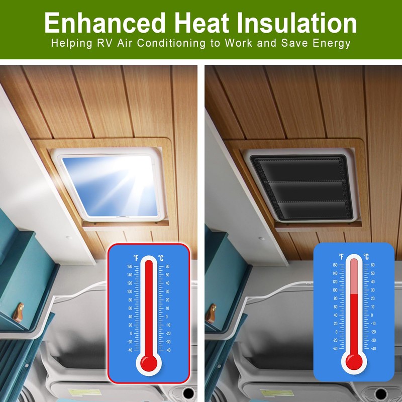 RV Skylight Cover, Vent Cover for Roof16 ¼ (L) x