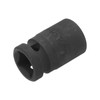 uxcell 1/2" Drive x 16mm Shallow Impact Socket 12-Point Metric