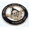 Masonic in Memory of Hiram Abiff Widows Son 3" Metal