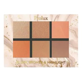 Paleta De Rubor, Bronceador E Iluminador | Prolux Original