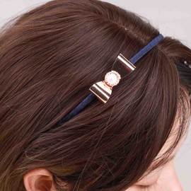 YienDoo Pearl Crystal Wedding Headband Gold Sparkling Faux Pearl Rhinestones Crown Hairbands Tiara Bridal Crown Hair Hoop Wedding Headdress for Women Girls