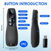 Wireless Presenter Remote Presentation Clicker for Powerpoint 2.4GHz 328FT/100M Presentation