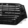 YLT AUTO Front Bumper Upper Grille Guard Replacement Kit Black