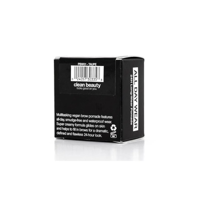 Palladio Pomada para Cejas Resistente al Agua, 24 Horas de