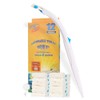 Disposable Toilet Bowl Brush Holder System with Flushable Refill Pads