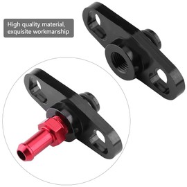 MACHSWON Fuel Rail Pressure Regulator Adapter to (Outlet) 1/8 NPT Female Fuel Line Adapter with Fittings, Fuel Pump Rail Adapter