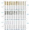 Sutekus Wire Brush Set Bore Cleaning Brush Set with 1/4