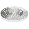 FIX-IT Stainless Steel Kitchen Sink Strainer Plug: Hair Catcher &