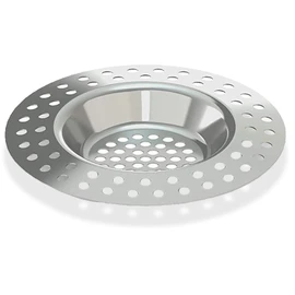 FIX-IT Stainless Steel Kitchen Sink Strainer Plug: Hair Catcher & Drain Filter - 75mm Diameter, Ideal for Kitchen and Bathroom Sinks, Bathtubs, and Showers (75mm Pack of 1)