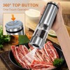 Electric Salt and Pepper Grinder Set Rechargeable, Automatic Salt and