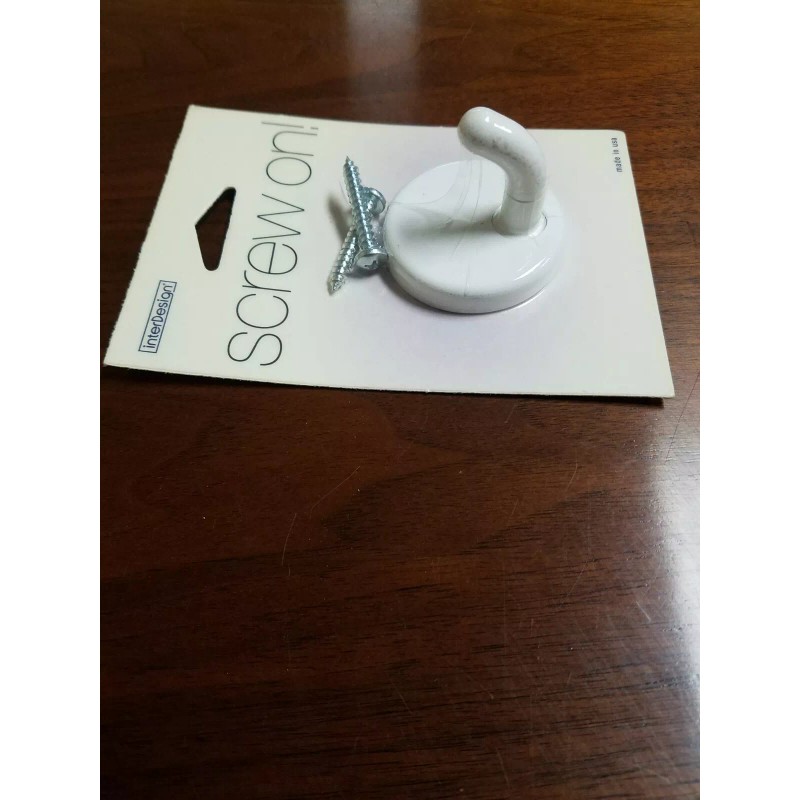 InterDesign Single Hook - White