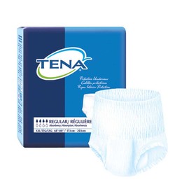 TENA Protective Underwear, Regular Absorbency Regular/XLarge/55-66"/Case of 56