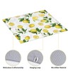 Lemon And Leaves Dish Drying Mat, Highly Absorbent Microfiber Kitchen