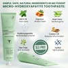 MILTODENT Premium Hydroxyapatite Toothpaste – 15% Micro-Hydroxyapatite | Fluoride-Free, Best