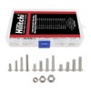 Hilitchi 460-Piece M3 M4 M5 Stainless Steel Button Head Hex
