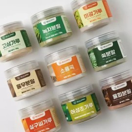 Hello Green 헬로우그린 천연팩 모음전 워시오프팩 곡물팩 율무팩 율피팩 미강팩 누룩팩 녹차팩 쑥팩 어성초팩 고삼팩 살구씨팩 진피팩 [3.미강 가루 100g(통)] Hello Green Natural Pack Collection - Wash-off Pack, Grain Pack, Job's Tears Pack, Hull Pack, Rice Bran Pack, Nuruk Pack, Green Tea Pack, Mugwort Pack, Oscimum