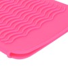 3Pcs Silicone Insulation Cover Heat Resistant Pouch for Hair Straightener