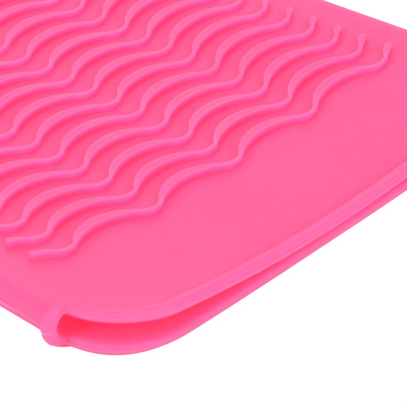 3Pcs Silicone Insulation Cover Heat Resistant Pouch for Hair Straightener