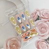 24Pcs Summer Fruit Press on Nails Almond Fake Nails Cute