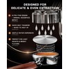 3 Pack 53.3mm Espresso Puck Screen Set for Breville 54mm