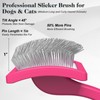 2PCS Slicker Brush for Dogs & Pet Comb,Professional Dog Grooming