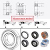 Othmro 607ZZ Deep Groove Ball Bearing 7mm x 19mm x