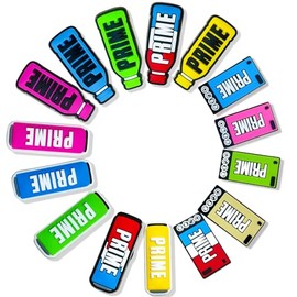 XSRIYON 15 pcs Sports Drink Shoe Decoration Charms，for Any Shoes with Holes，Best Gift for Boys Women