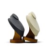 Oirlv Solid Wooden Necklace Display Bust Premium Necklace Display Stand