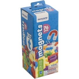 Miniland 45313 - Magnetische Kleinbuchstaben 20 Vokale - 46 Konsonanten, 3 cm, 66 Stück