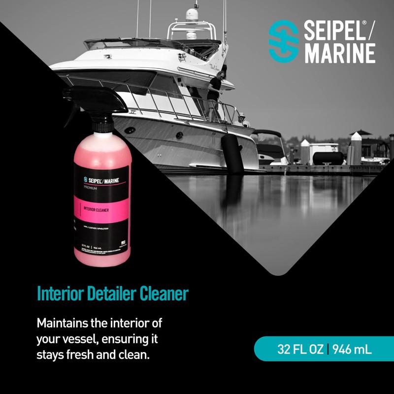 Seipel Marine Premium Interior Boat Cleaner - Removes Dirt, Grime,