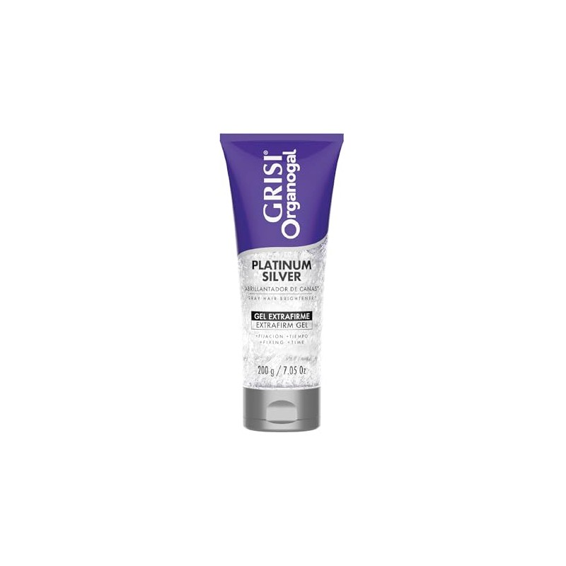 Organogal Grisi, Gel Extra Firme, Silver, 200 ml