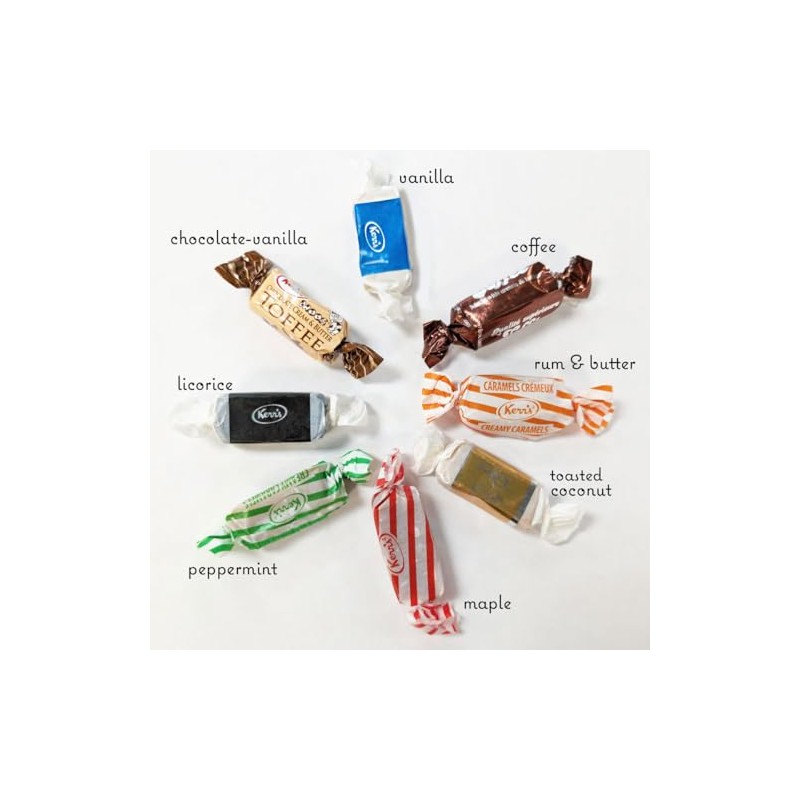 Kerr's Assorted Toffee Candies, 340g/15 oz., Bag