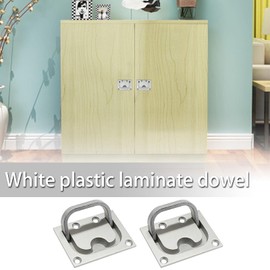 Be In Your Mind Floor Lifter Recessed Lifting Pull Handle Lifting Handle with 8 Screws for Marine Yacht Locker 3 x 2.25 x 0.4 inch