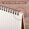 5 Packs Spiral Notepad A5, 120 Pages/ 60 Sheets Kraft