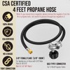 VIEAUBE 4 Feet Propane Regulator Hose for Grill Regulator Replacement