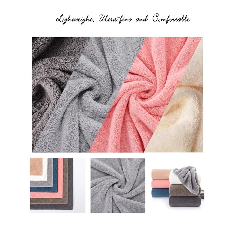 Lumimi Towels 2 Piece Very Soft Microfiber Bath Towel Set