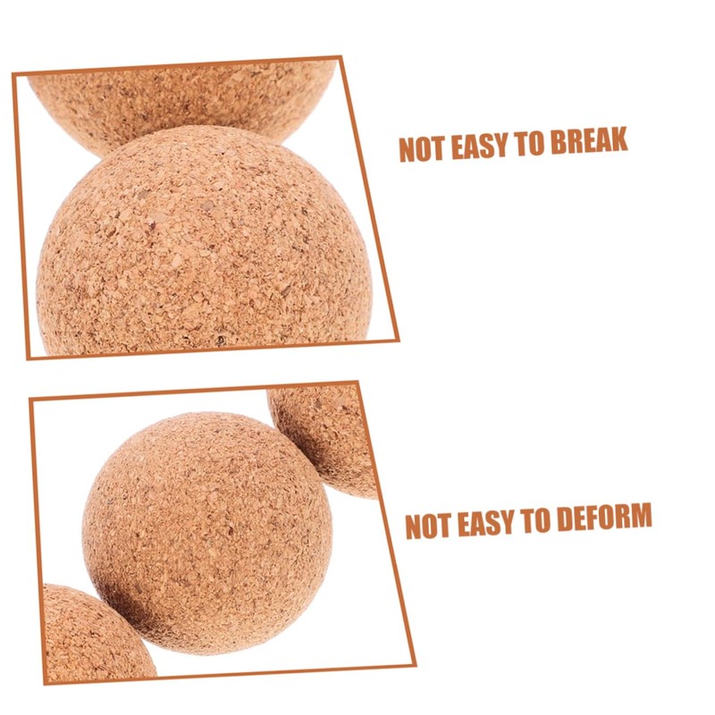 CIYODO 5Pcs Cork Balls for Foosball Table Wooden Game Balls