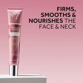 Serum de la marca No. 7 multiacción, para restaurar y renovar rostro y cuello, 1.69 oz