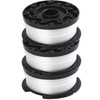3-Pack AF-100 Replacement Spool Weed Eater Spool Compatible with Black+Decker