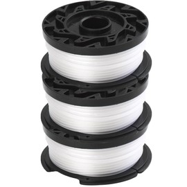 3-Pack AF-100 Replacement Spool Weed Eater Spool Compatible with Black+Decker AF-100-3ZP AF-100-BKP String Trimmer Weed Wacker String .065 Trimmer Line Autofeed Trimmer Spool, 30ft