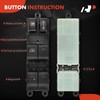 A-Premium Front Driver Side Master Power Window Switch Compatible with