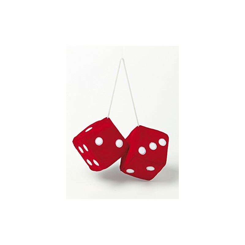 Sumex JUMBO40 Large Plush Dice, Red, 9 x 9 cm